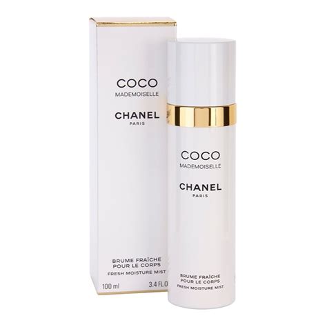coco chanel mademoiselle body mist